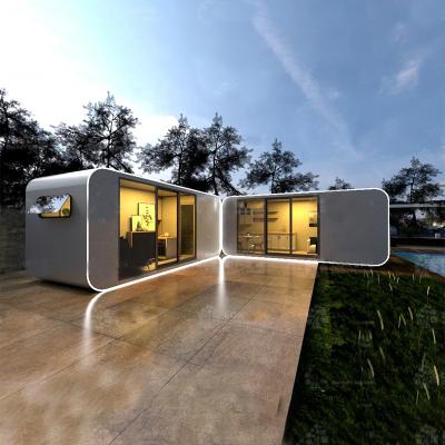 China Modern Design Tiny House Module Ready Made 40ft Container Houses 40ft Prefab Container Houses for sale