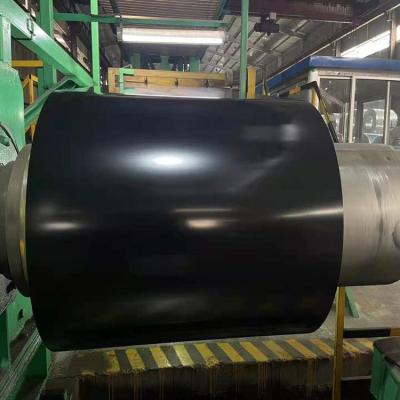 China 40 Years Warranty Super HDP Zinc 275g Pre Painted Galvanized Steel Beckers Matt RAL9005 Black Corrugated Roof Tile for sale