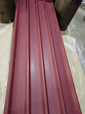 China HDP/ PVDF RAL3009 Matte Textur PPGI Z270 PPGL AZ150 Metallfarbiges Dach zu verkaufen