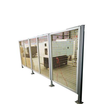 China Easily Assembled Machine Guard Fence Robot Security Guard With Welded Mesh for sale