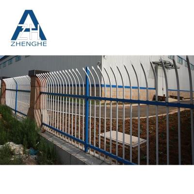 China Easily Assembled Aluminum Garden Slat Fence Set Fence System With Square Tube for sale