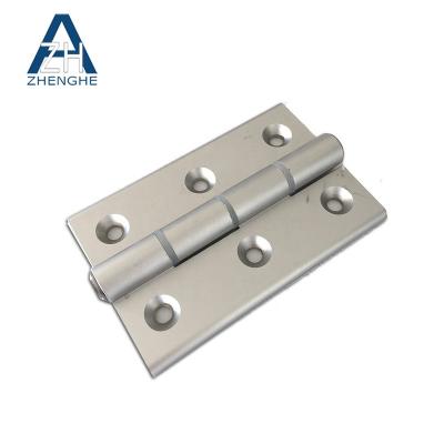 China Easy Installation Standard Sliver Extrusion Aluminum Frame Hinge for sale