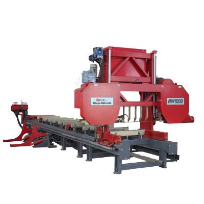 China Electric Motor Bandsaw Mill 60 Computer Portable Sawmill For South Africa Market for sale