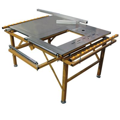 China Construction Works Wood Cutting Machine with Portable Sliding Table Saw for sale