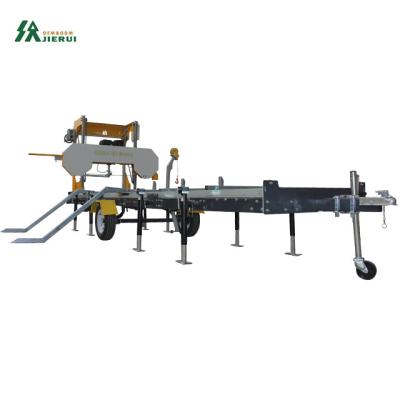 China JR1000 CE Portable 25HP Diesel Log Cutting Wood Cutting Sawmill for sale