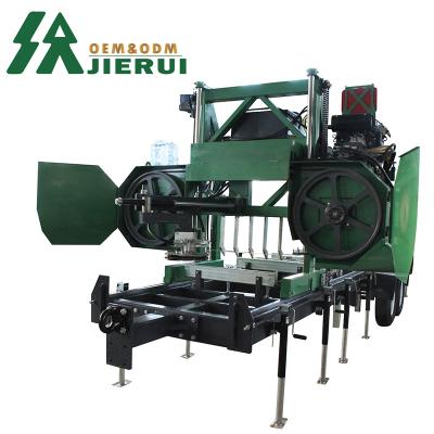 China CE Approved 15-35kW Portable Gas Sawmill Band Saw Woodworking Machine for Log Cutting for sale