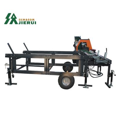 China JIERUI 500mm Speed Firewood Processor 30T Wood Chipper Log Splitter for Log Splitting for sale