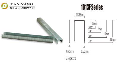 China 1013F series silver color furniture staples factory price industrial staples for sale