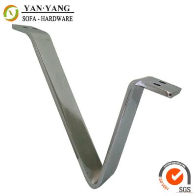 China 120mm high customized V shaped furniture legs modern iron sofa legs SL-282 for sale