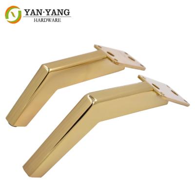 China Chrome Furniture Parts Cabinet Feet Sofa Bed Legs Metal Furniture Legs for sale