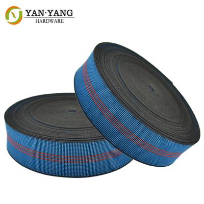 China Wholesale furniture accessories interior durable furniture sofa color elastic webbing belt for sale