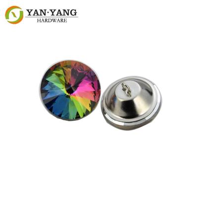 China Crystal Round Diamond Acrylic Upholstery Buttons For furniture for sale