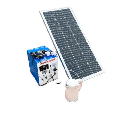 China Home Energy 1KW Home Power Solar System Portable Solar Kits For Home Lighting And Phone Charging for sale