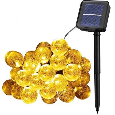 China Garden Solar Bubble Light Ball Light Outdoor Waterproof Decorative LED String Light for sale