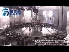 12000BPH CGFR 24-24-8 Juice Filling Machine