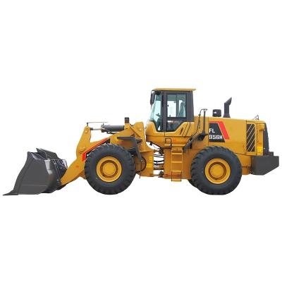 China Construction Material Shops Heavy Duty And Efficient 5 Ton 6ton Loaders 162kw With 3.3 CBM Bucket Warranty LOVOL FL956H Long Front End Loader For Sale Skidsteer for sale