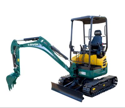 China Garden LOVOL Looking For European Dealer Developing Mini Excavator 1.8 Ton 11.5 KW For Farm Equipment LOVOL FR18E2-U For Sale for sale