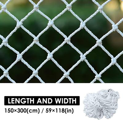 China Protective Screen Anti-Fall Safety Construction Net, Garden Fence Decoration Ball Mesh Hanging Net for sale