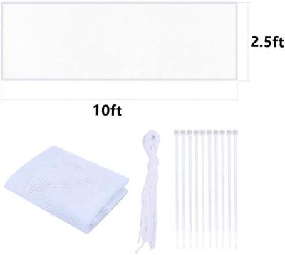 China Stair Balcony Railing 2 Pieces FT Child Safety Christmas 20 x 2.6 Stair Rail Balcony Nets Sturdy Net Railing Protector for sale