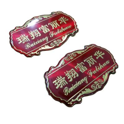 China Custom Manufacturers Wholesale Screen Printed Plastic Dropping Stickers Label for sale