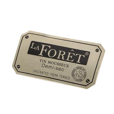 China China New Design Whiteboard Labels Brand Engraved Aluminum Nameplates for sale