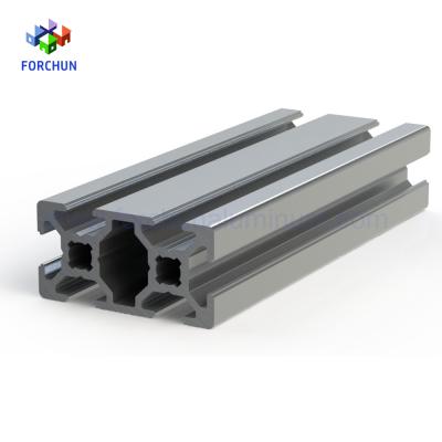 China door & Standard Window T-slot Silver Anodizing Aluminum Extrusion Profile For Framing Systems for sale