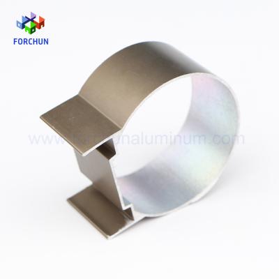 China Contemporary Aluminum Profiles Anodized Handrail Champagne Color Anodized Different Types for sale