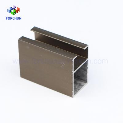 China door & Aluminum Window Sliding Door Frame Profile Champagne Color For Sliding Door for sale