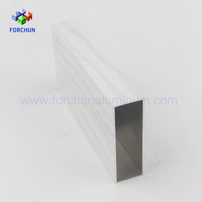 China door & Window Wood Color Aluminum Extrusion Profiles For Pergola for sale