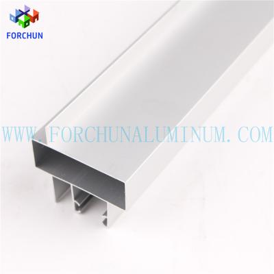 China door & Aluminum Window Matt Sliver Extrusion Profiles For Peru Windows for sale