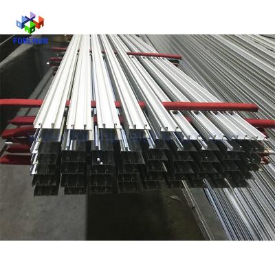 China door & Window Aluminio extrusion Aluminio Perfil of 25 series sandblasting silver Chile Peru Bolivia for sale