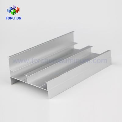 China door & Silver Aluminum Window Matt Extrusion For SEDAM 2000 Sliding Windows for sale