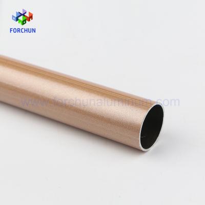 China Contemporary Alloy Aluminum Extrusion Hollow Tube For Curtain Poles Track Profiles for sale