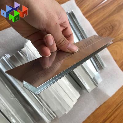 China door & Window 6063 T5 Mirror Polished Aluminum Profile For Shower Glass Doors for sale