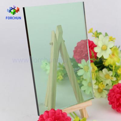 China Price Tinted 6MM Dark Green 3300X2140 Gray Tinted Glass in Yard 5MM Float Glass for sale