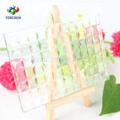 China Furniture Customize Tempered Glass/4mm Wire Mesh Patterned Patterned Glass for sale