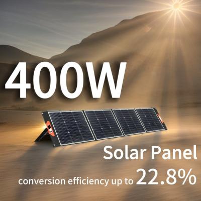 China UN38.3 Draagbare fotovoltaïsche panelen 400 Watt vouwbare camping zonnepanelen Te koop