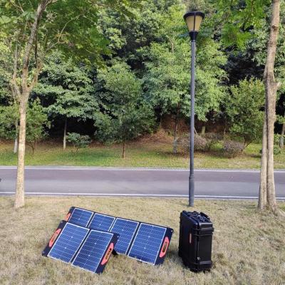 China 120W draagbare zonnecellen camping zonnepanelen monokristallijn Te koop