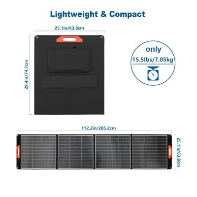 Cina 38.5V 7.8A caricabatterie solare pieghevole generatore solare compatto da 300 Watt in vendita