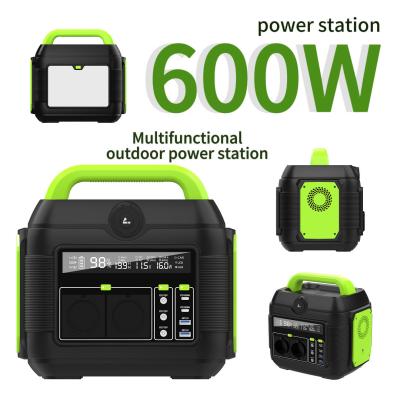 China 600W Outdoor Camping Portable Power Station 500W Power Bank S6 Steckdose Typ Südafrika zu verkaufen