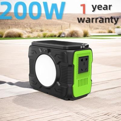 Chine 200W173wh Camping batterie au lithium mobile générateur solaire alimentation pour travail à distance à vendre