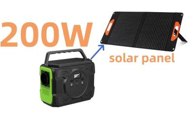 China 200W tragbare wiederaufladbare Batterie Camping Kraftwerk Solargenerator S2X-173 zu verkaufen