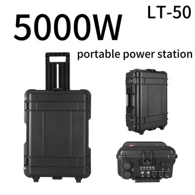 중국 3600W 가정용 태양광 발전기 5000W 빠른 충전 리?? 배터리 전력 발전기 판매용