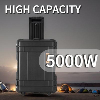 China High Capacity Solar Panel Charging 5000W Portable Power Station for Outdoor Activities for sale