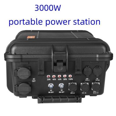 Chine Pure Sine Wave Inverter 3000W Large Capacity Portable Solar Power Station for Outdoor à vendre