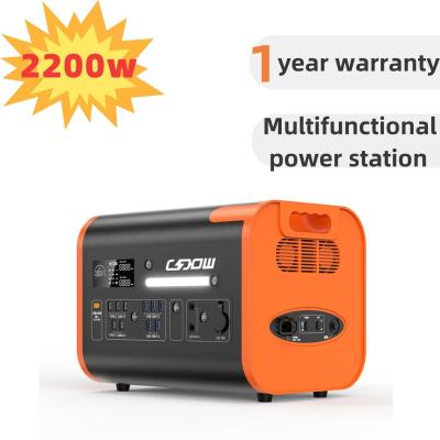 China ODM OEM AC Output Voltage 100V-120V/220V-240V Home Outdoor Solar Generator for Camping for sale