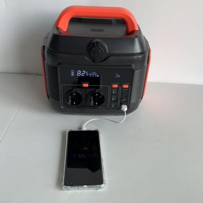 China Emergency Power Bank 600W Portable Energy Storage Power Station with Long Cycle Life for sale