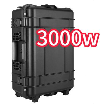 China Customizable Black 3000W Mobile Power for Household Outdoor Station at Discount for sale