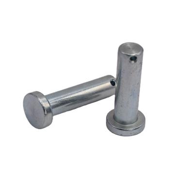 China Steel Custom with hole rivet flat head solid rivet  Clevis pin for sale