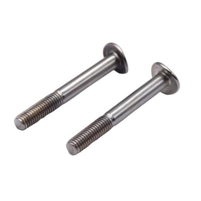 China Pommel Custom stainless steel curved round head part threaded bolts Stainless steel round head bolts for sale